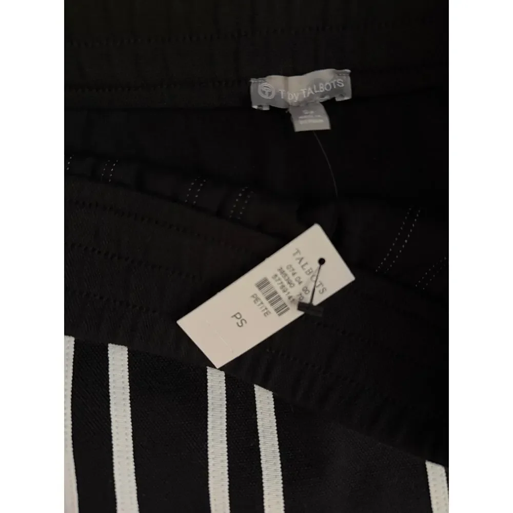 T by Talbots Striped A-Line Skirt | NWT | Small Petite